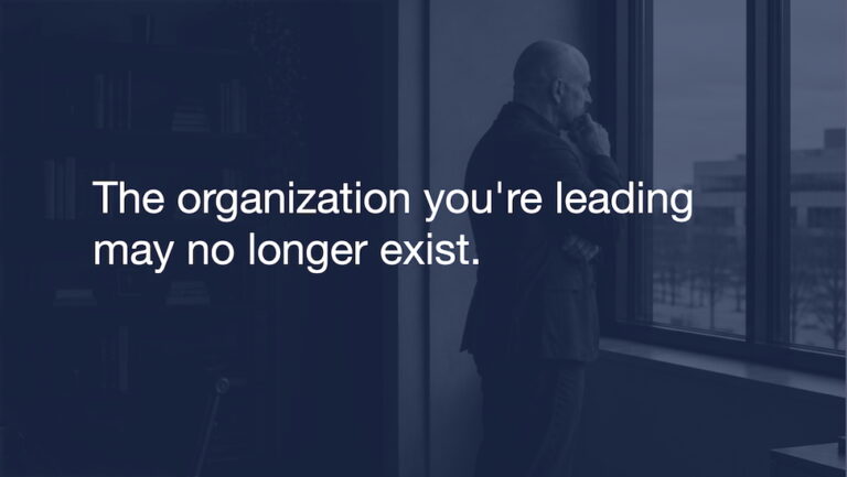 Leader reflecting on how organizations gradually change over time, creating hidden blind spots and shifting decision making.